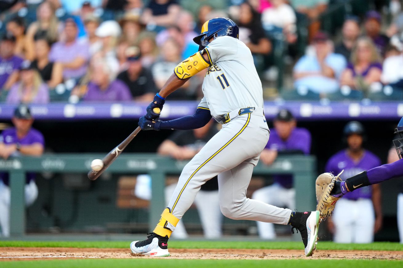 MLB: Milwaukee Brewers at Colorado Rockies