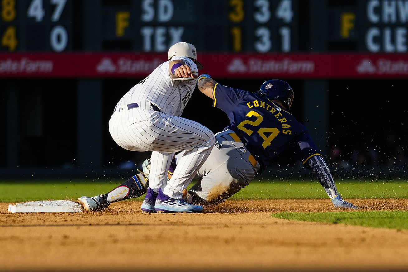 MLB: Milwaukee Brewers at Colorado Rockies