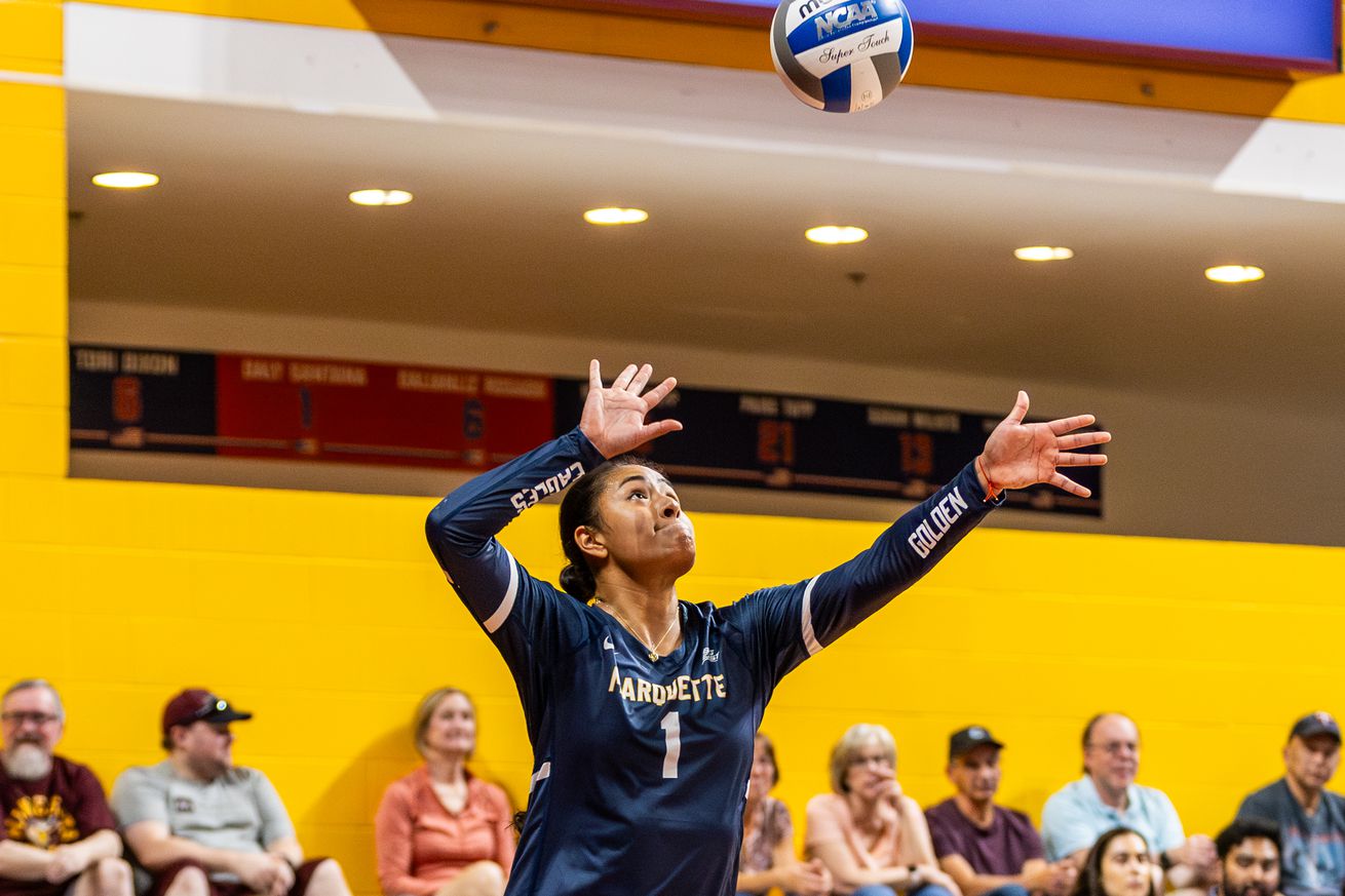 Marquette volleyball setter Yadhira Anchante