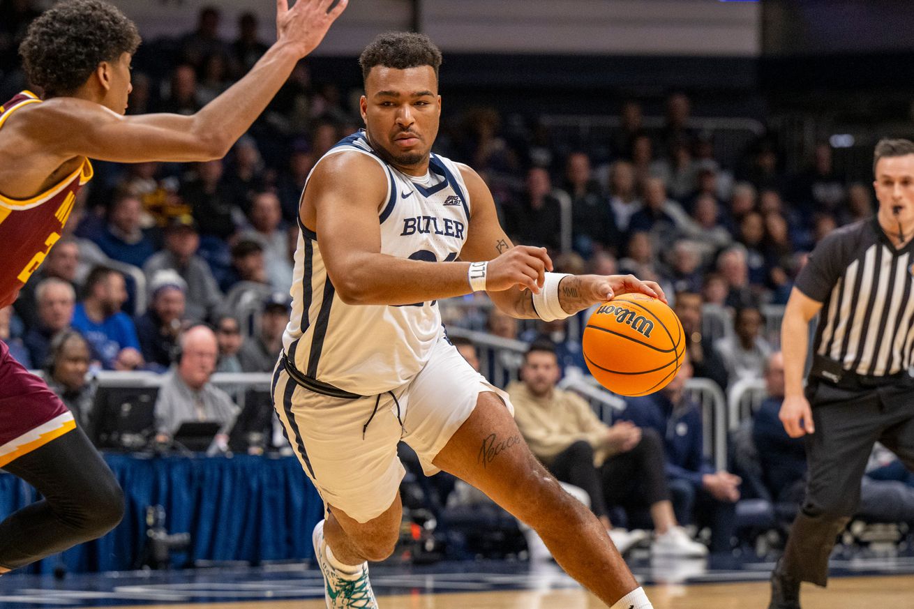 Butler basketball guard Pierre Brooks