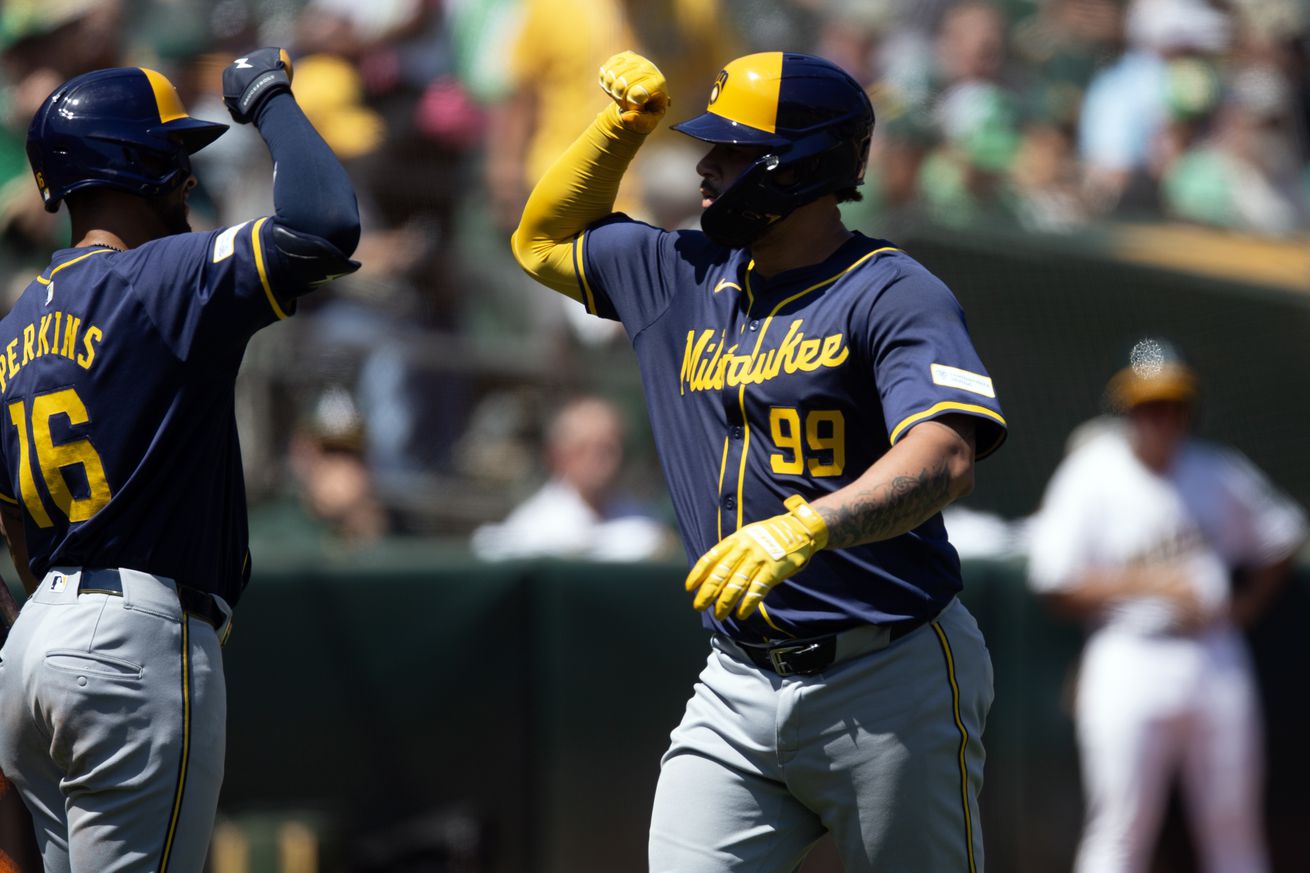 MLB: Milwaukee Brewers at Oakland Athletics