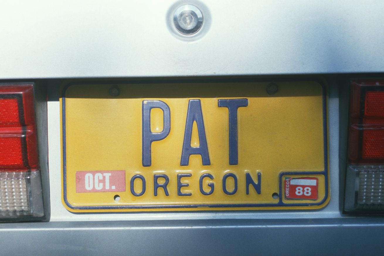 Vanity License Plate - Oregon