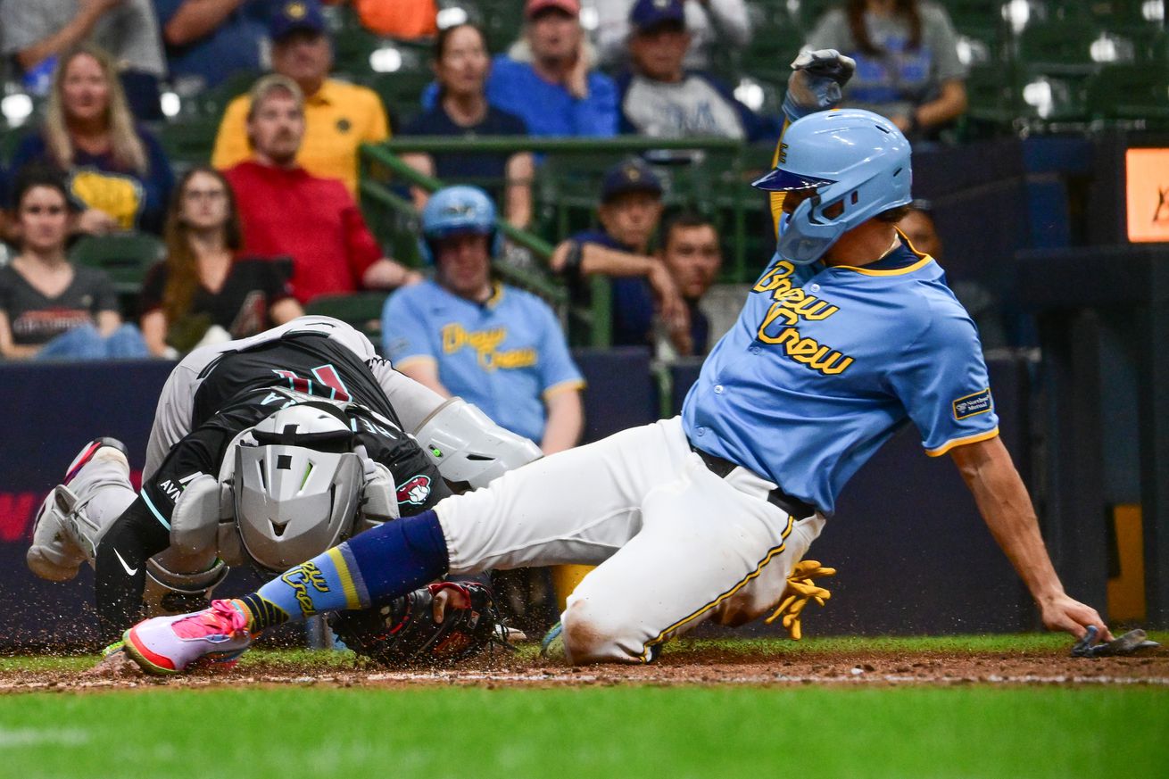 MLB: Arizona Diamondbacks at Milwaukee Brewers