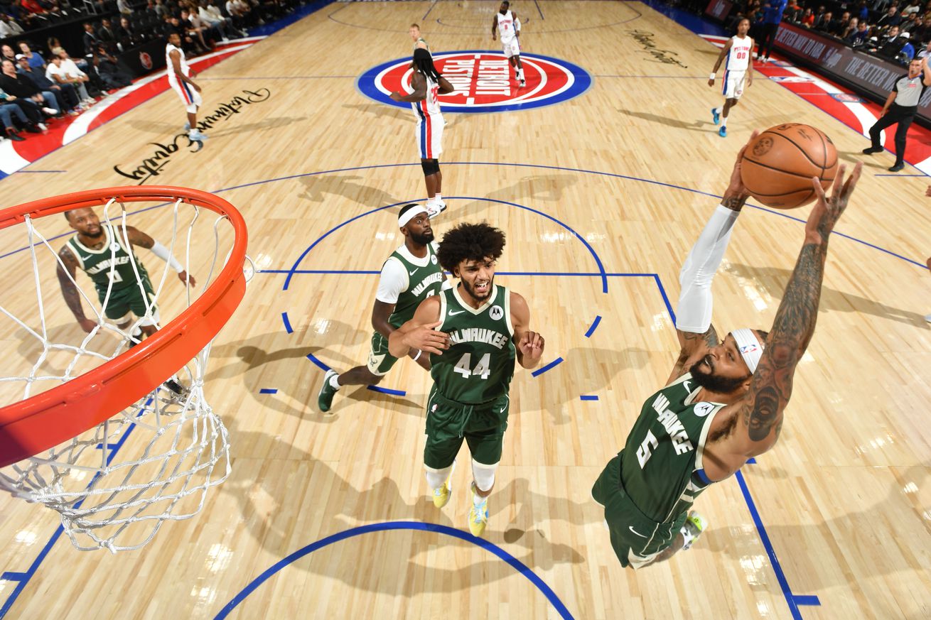 Milwaukee Bucks v Detroit Pistons