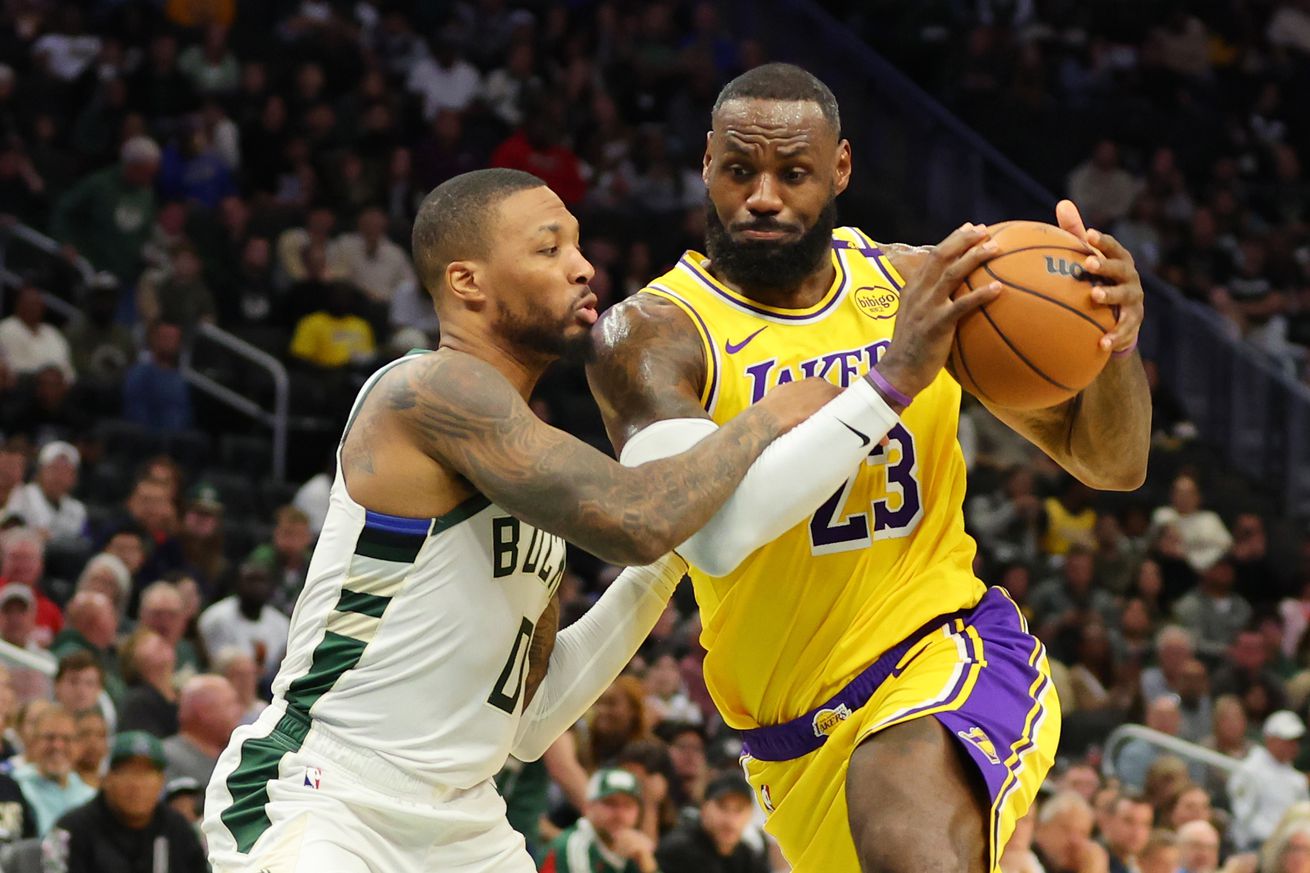 Los Angeles Lakers v Milwaukee Bucks