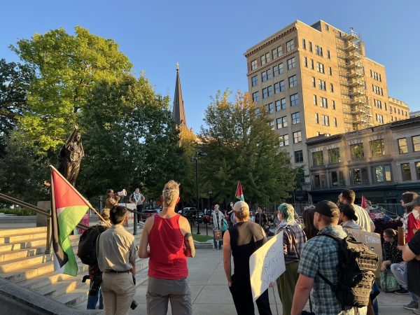 Protesters Rally in Solidarity with Lebanon at Madison Capitol Sept. 24, 2024. 