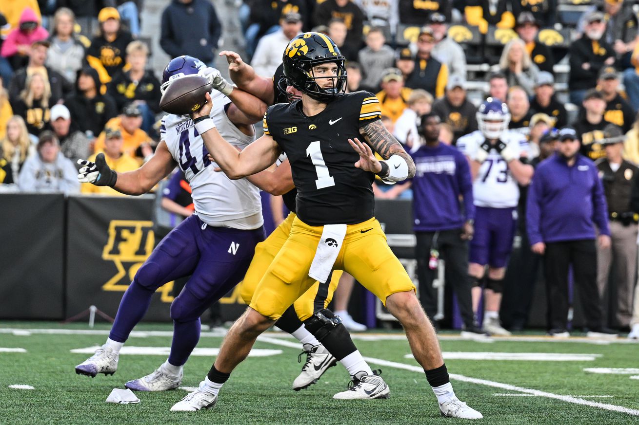 NCAA Football: Northwestern at Iowa