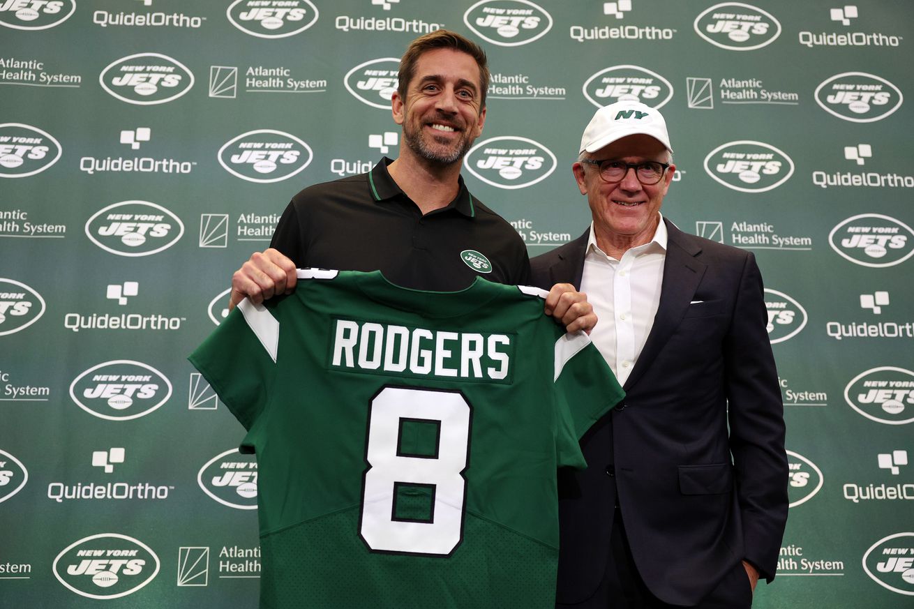 New York Jets Introduce Quarterback Aaron Rodgers