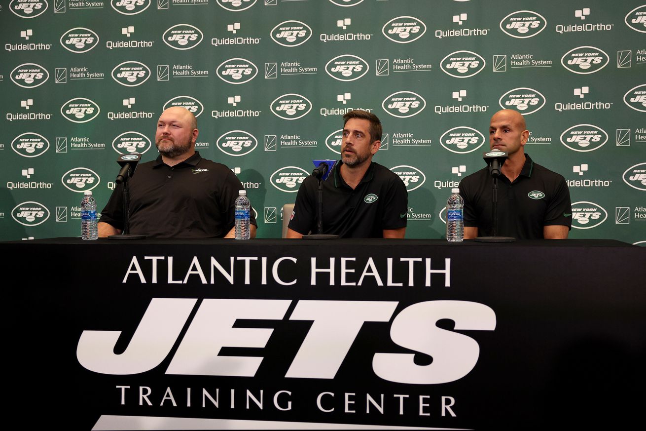 New York Jets Introduce Quarterback Aaron Rodgers