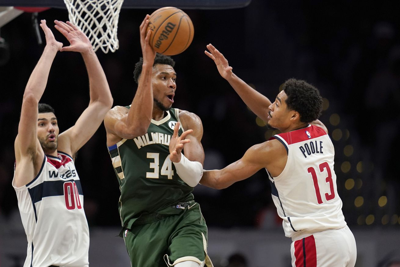 Milwaukee Bucks v Washington Wizards