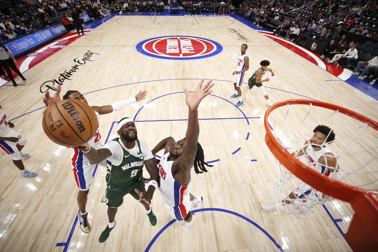 Milwaukee Bucks v Detroit Pistons