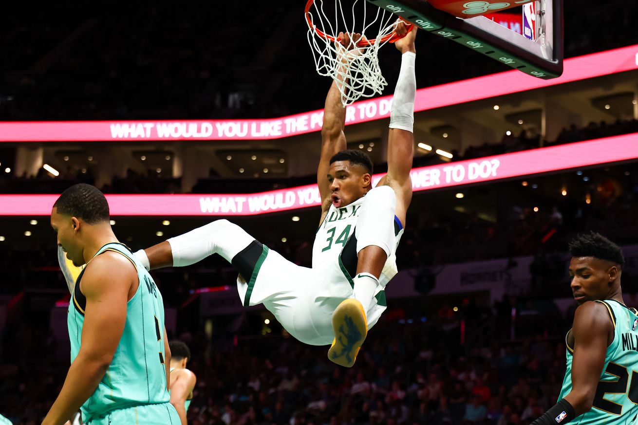 Milwaukee Bucks v Charlotte Hornets