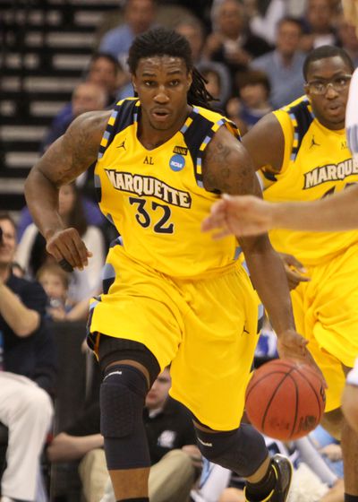 Jae Crowder in action for Marquette men’s basketball