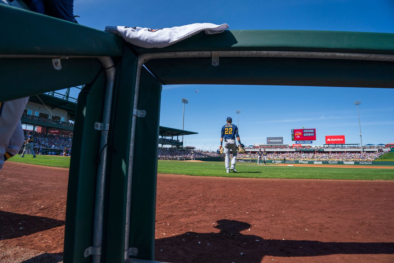 MLB: Spring Training-Milwaukee Brewers at Chicago Cubs