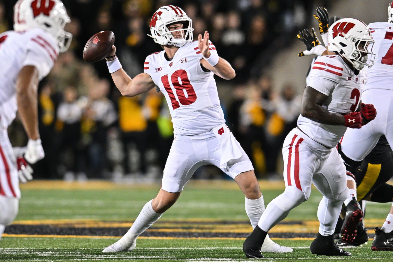 NCAA Football: Wisconsin at Iowa