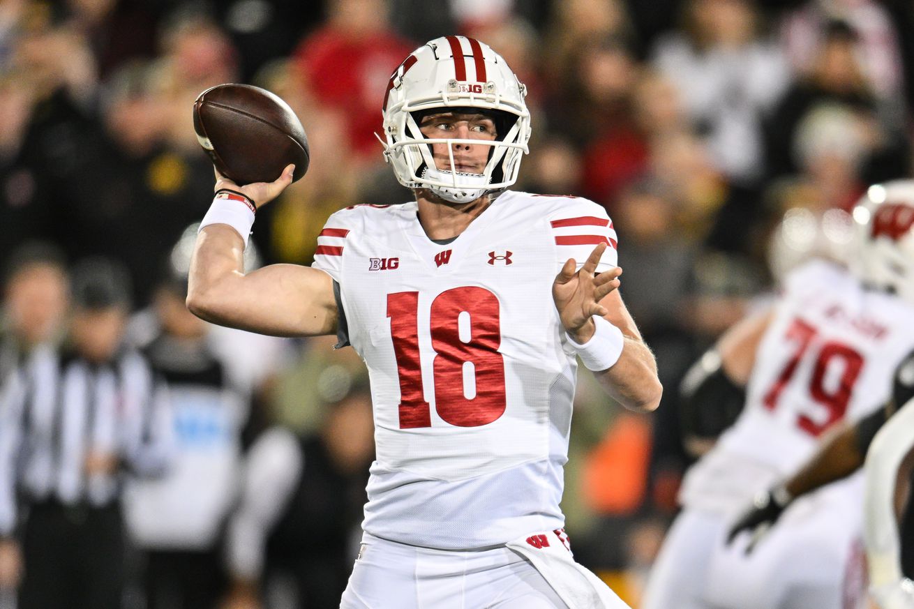 NCAA Football: Wisconsin at Iowa