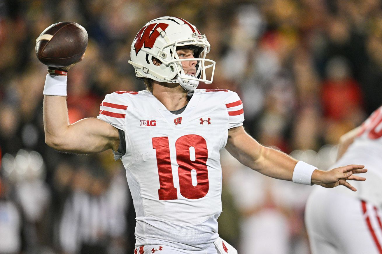 NCAA Football: Wisconsin at Iowa