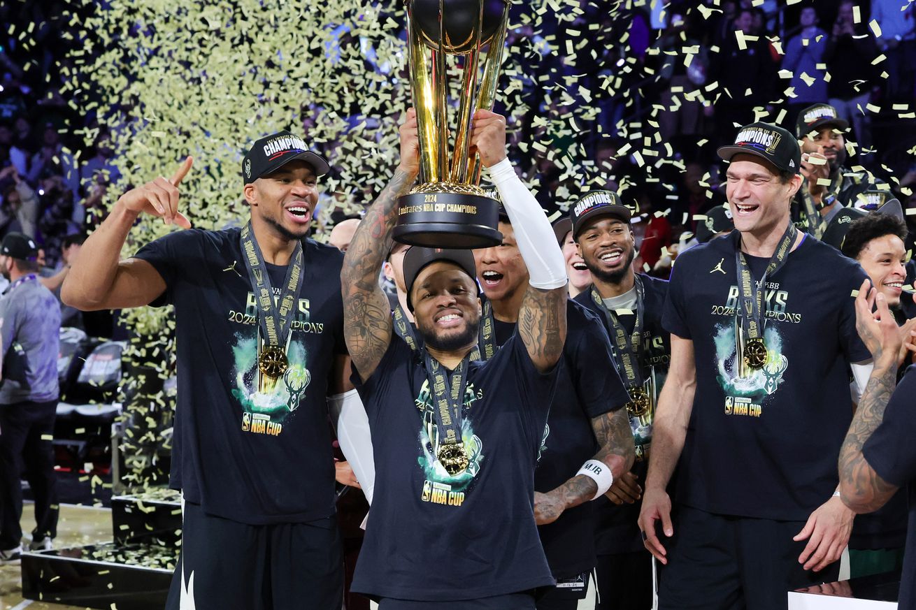 Milwaukee Bucks v Oklahoma City Thunder: Championship - Emirates NBA Cup 2024