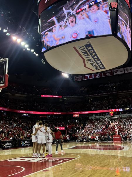 The men's basketball team played Michigan Tuesday night. December 3, 2024.