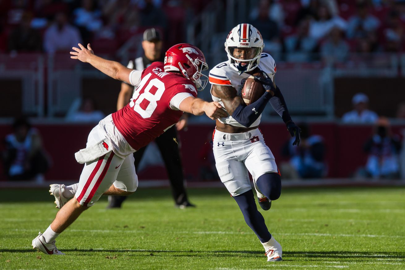 NCAA Football: Auburn at Arkansas