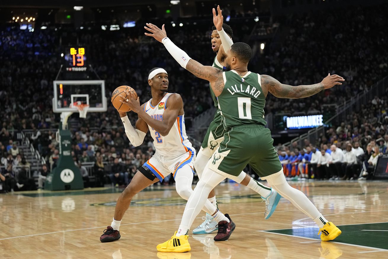 NBA: Oklahoma City Thunder at Milwaukee Bucks