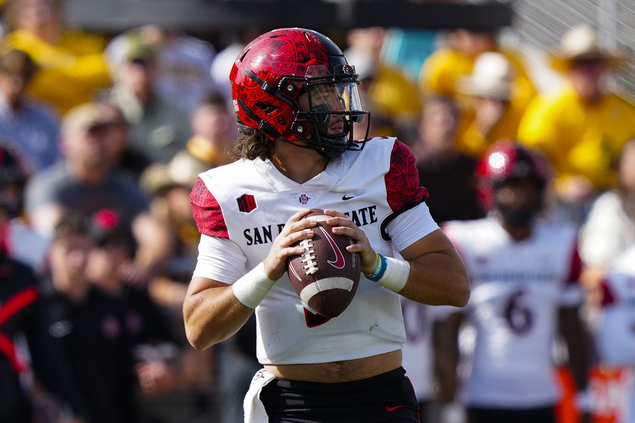 NCAA Football: San Diego State at Wyoming