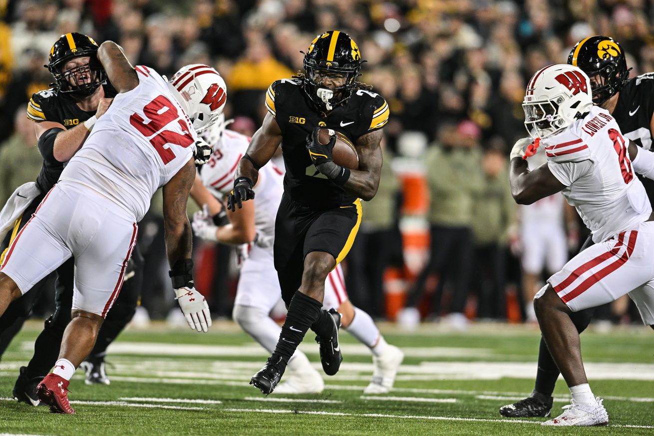 NCAA Football: Wisconsin at Iowa