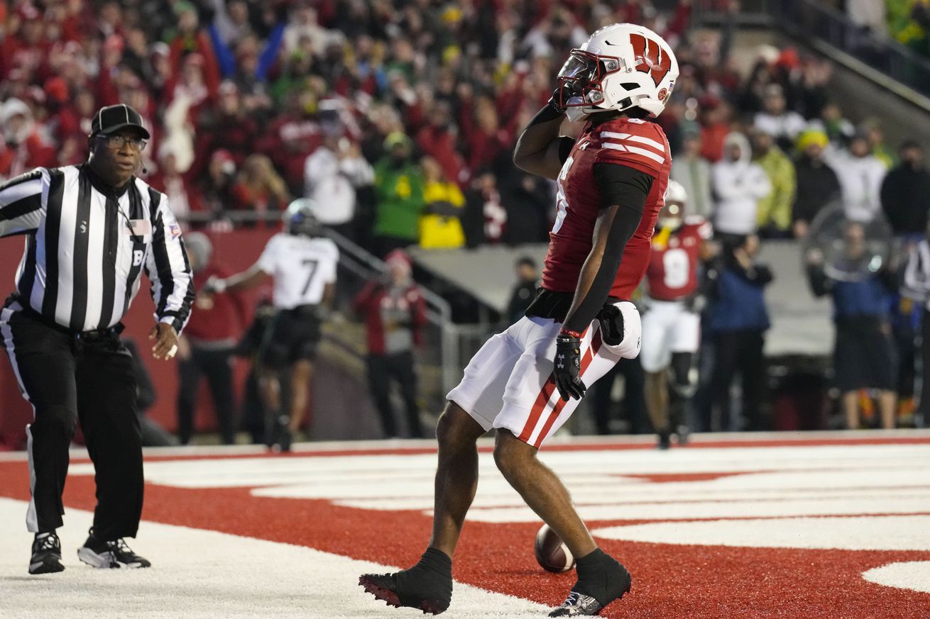 NCAA Football: Oregon at Wisconsin