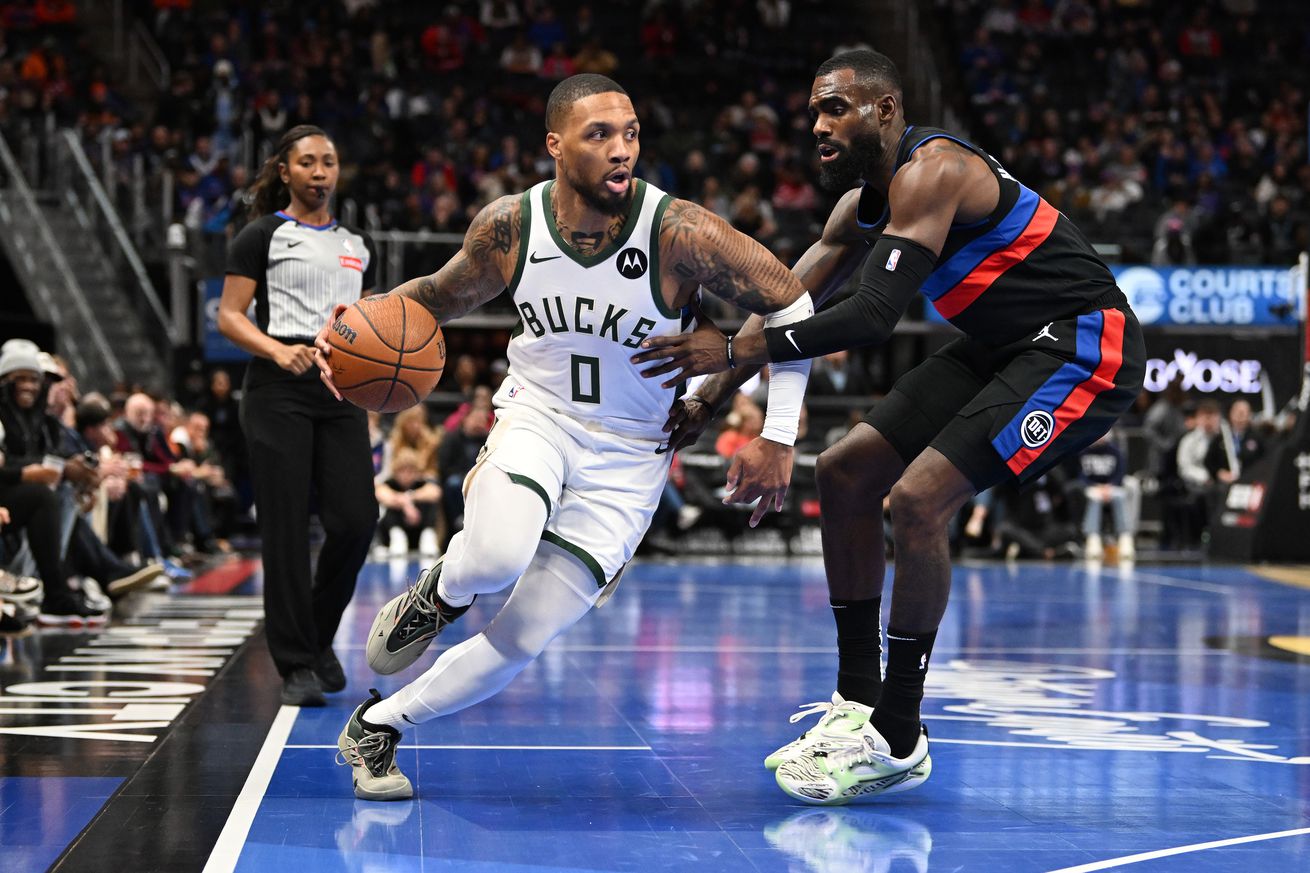 NBA: Milwaukee Bucks at Detroit Pistons