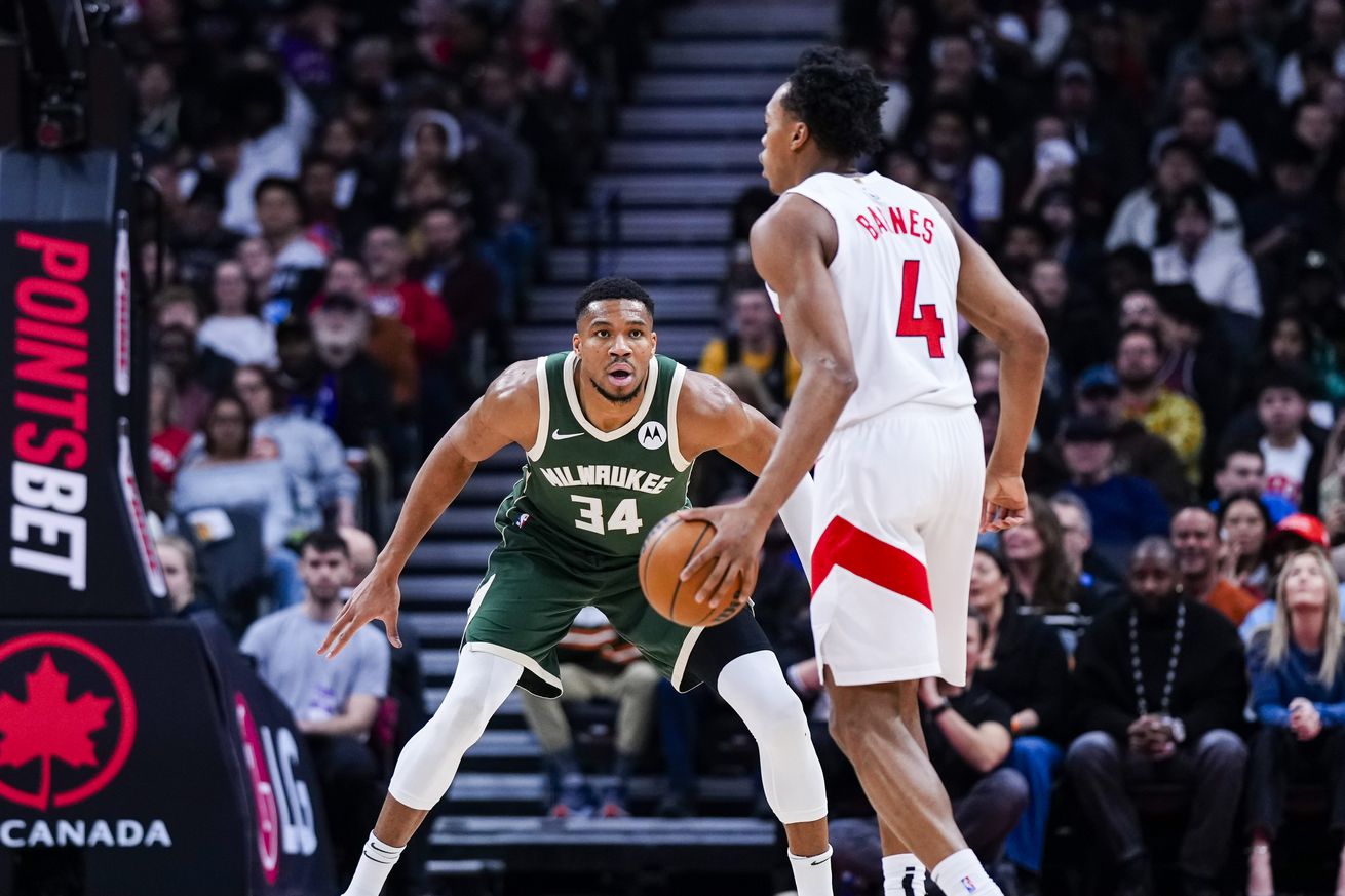 Milwaukee Bucks v Toronto Raptors