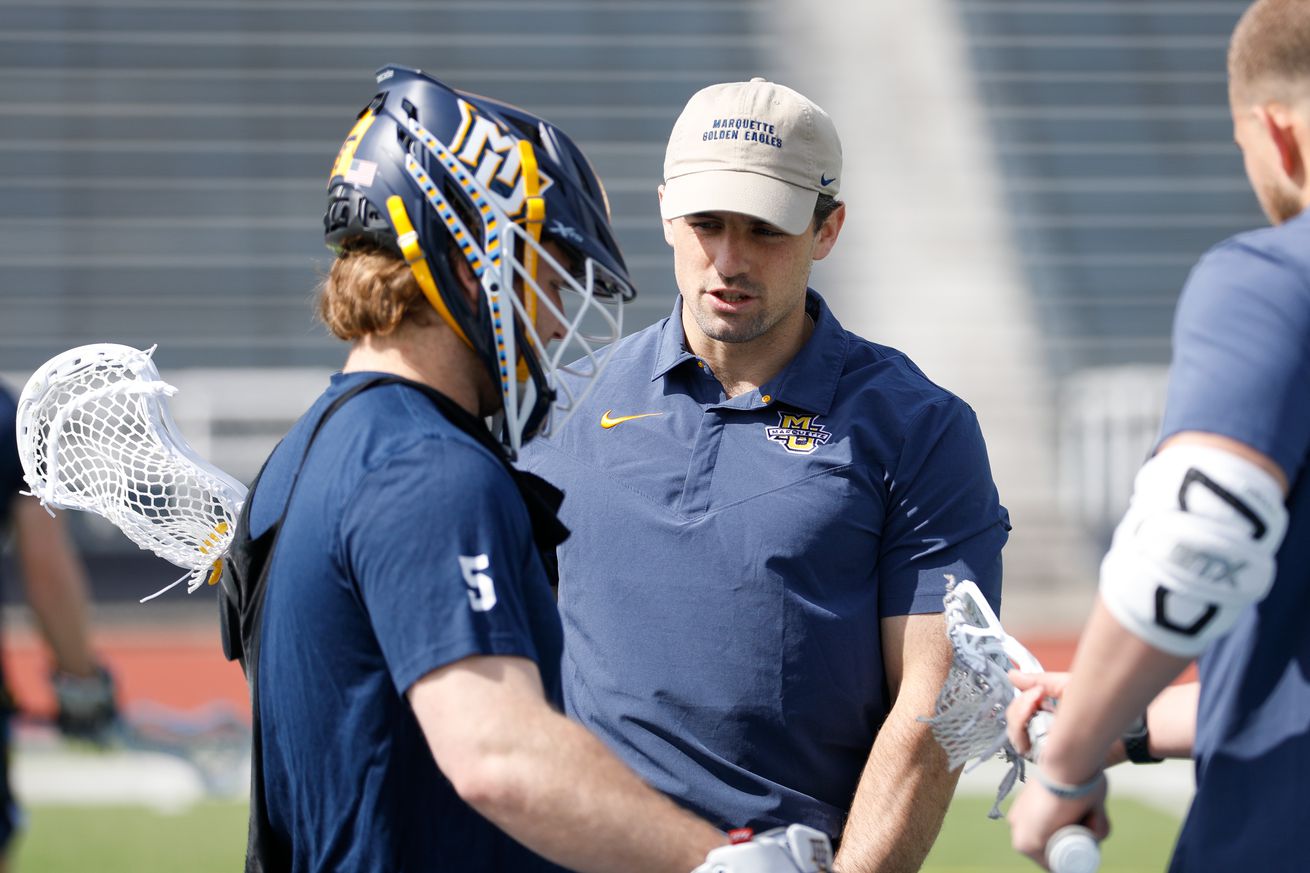 Marquette men’s lacrosse head coach Jake Richard