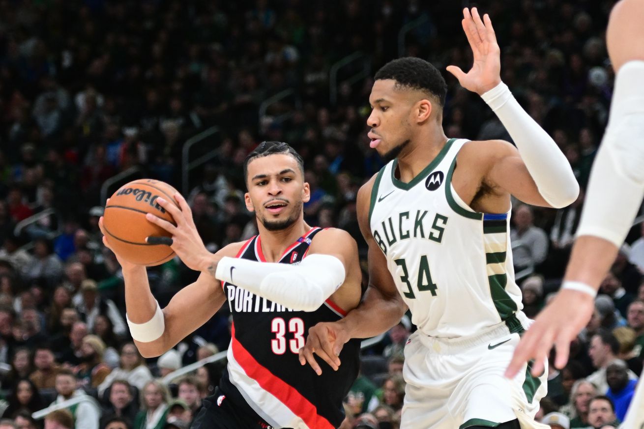 NBA: Portland Trail Blazers at Milwaukee Bucks