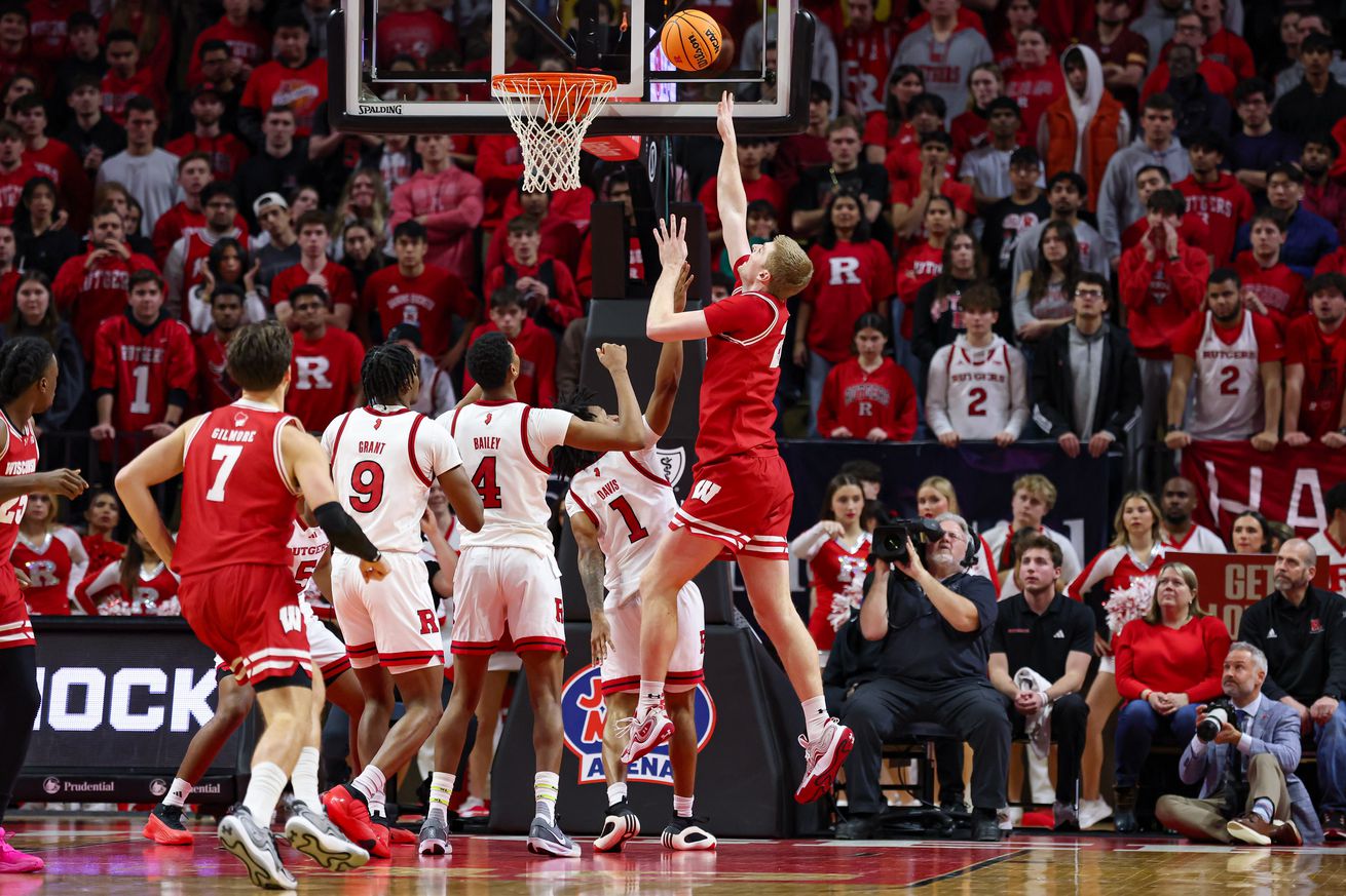 NCAA Basketball: Wisconsin at Rutgers