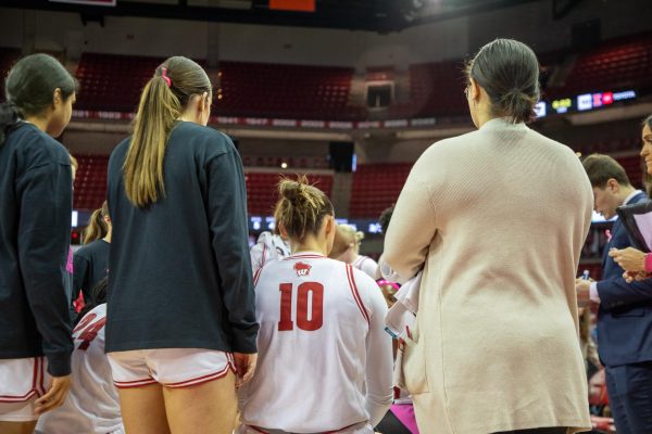 The University of Wisconsin Women's Basketball loses to Illinois. February 11, 2025. 