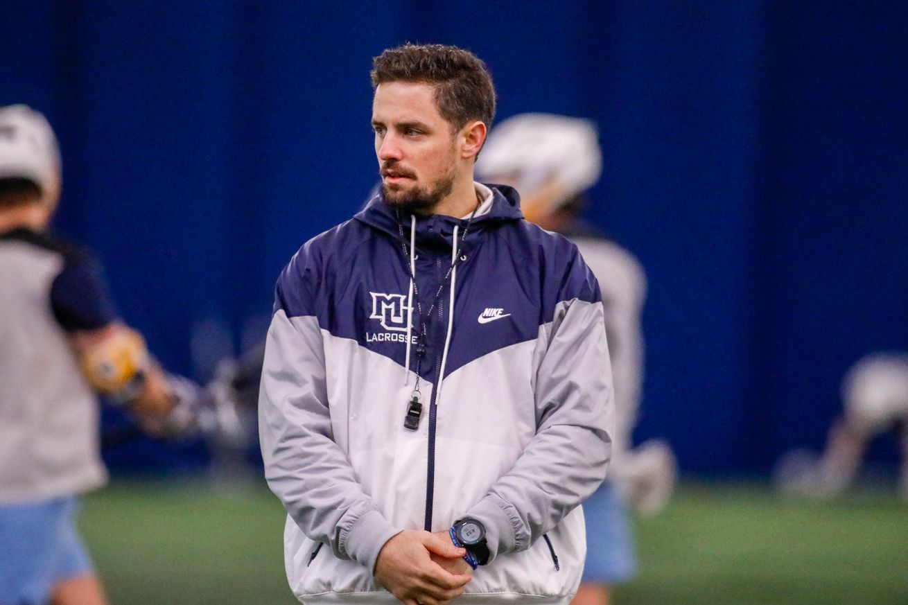 Marquette lacrosse head coach Jake Richard