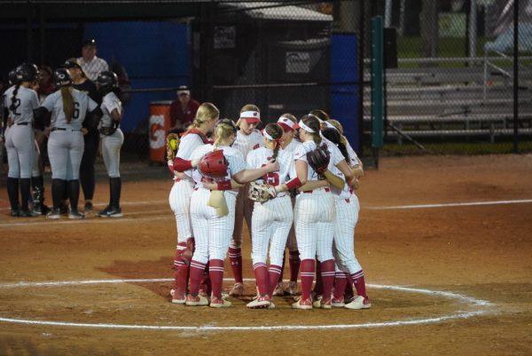 Badger Herald archival photo of the UW softball team. March 8, 2024. 