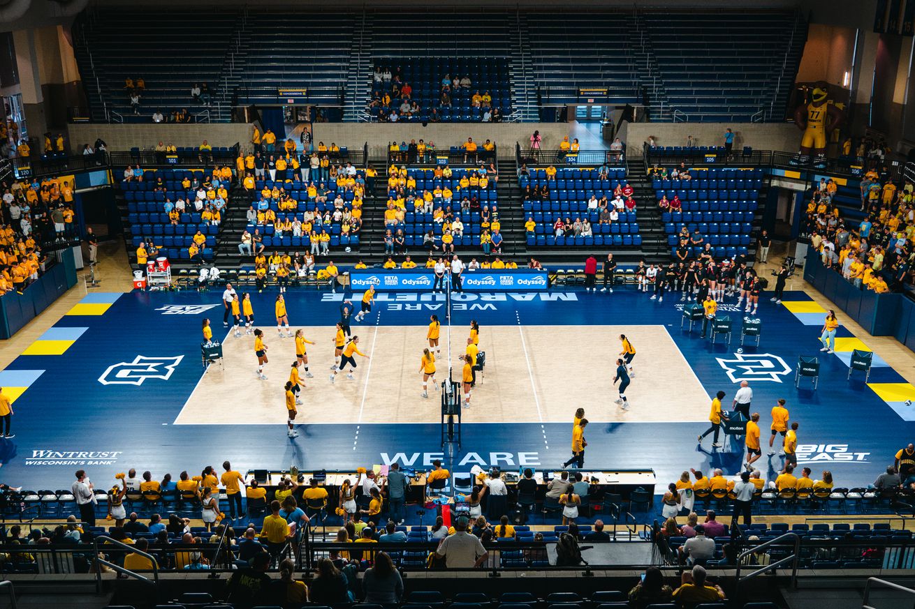 Marquette’s Al McGuire Center before a volleyball match against Stanford in 2024.