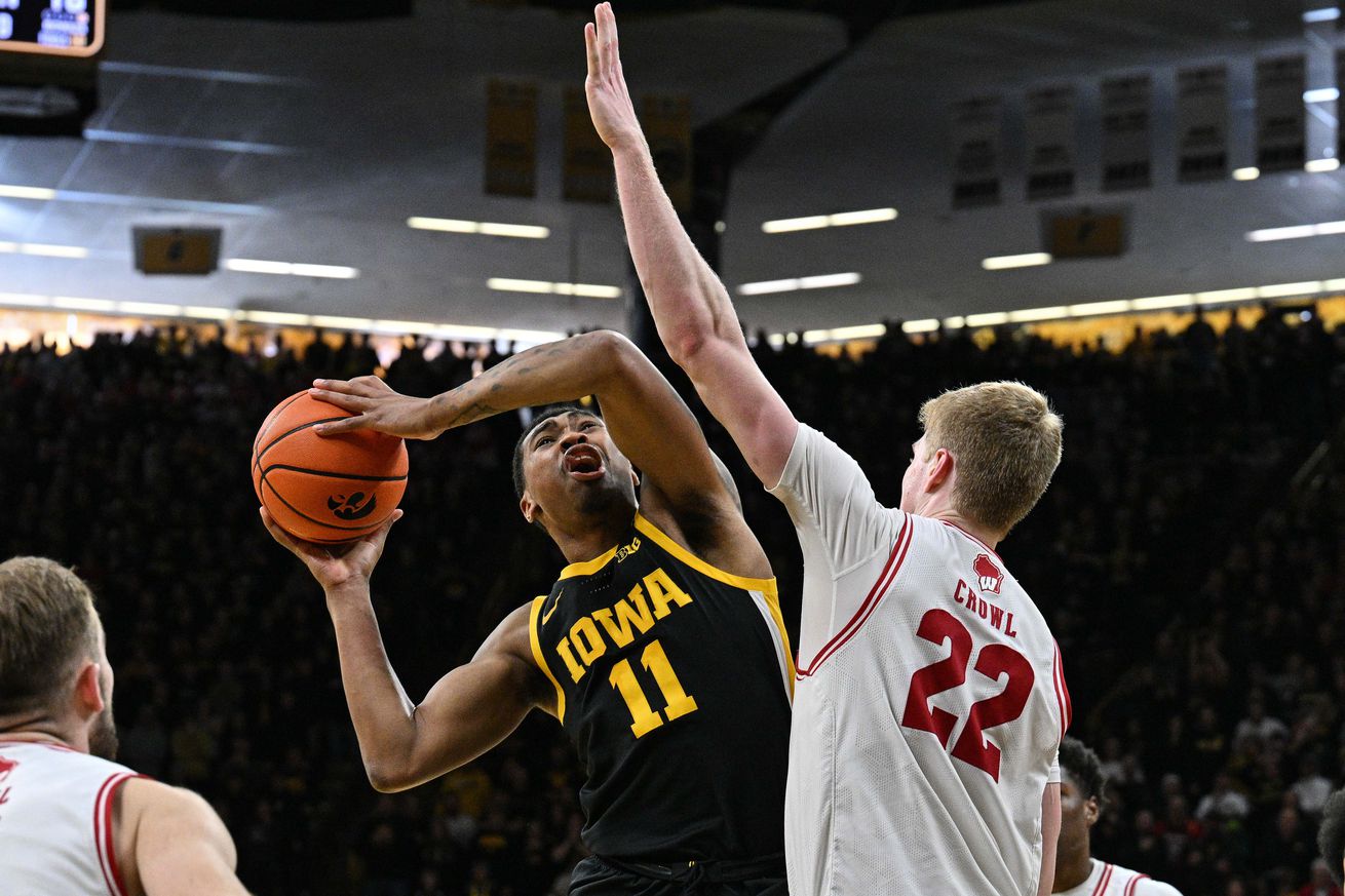 NCAA Basketball: Wisconsin at Iowa