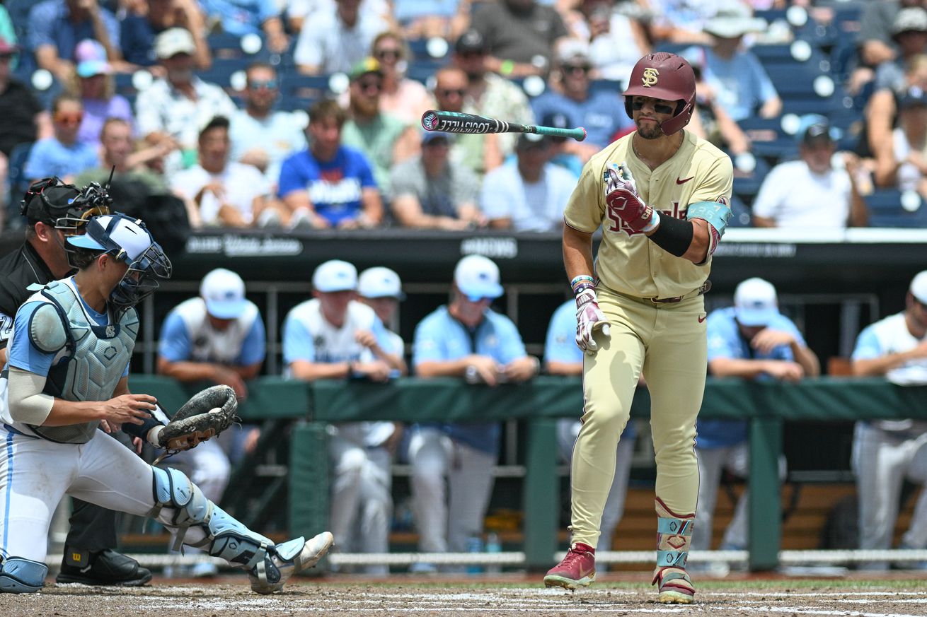 NCAA Baseball: College World Series-Florida State v North Carolina