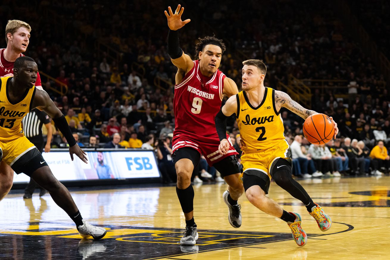 NCAA Basketball: Wisconsin at Iowa