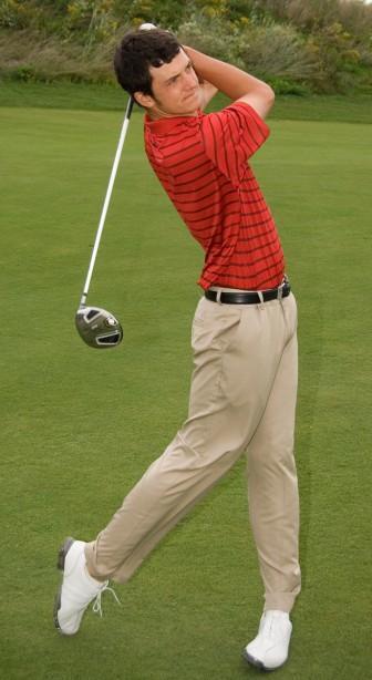 Sophomore golfer Thomas O'Bryan had the lowest stroke average on the team last  year with 76.58 strokes per round. He has since lowered that average to below 75 through the early stages of this season.