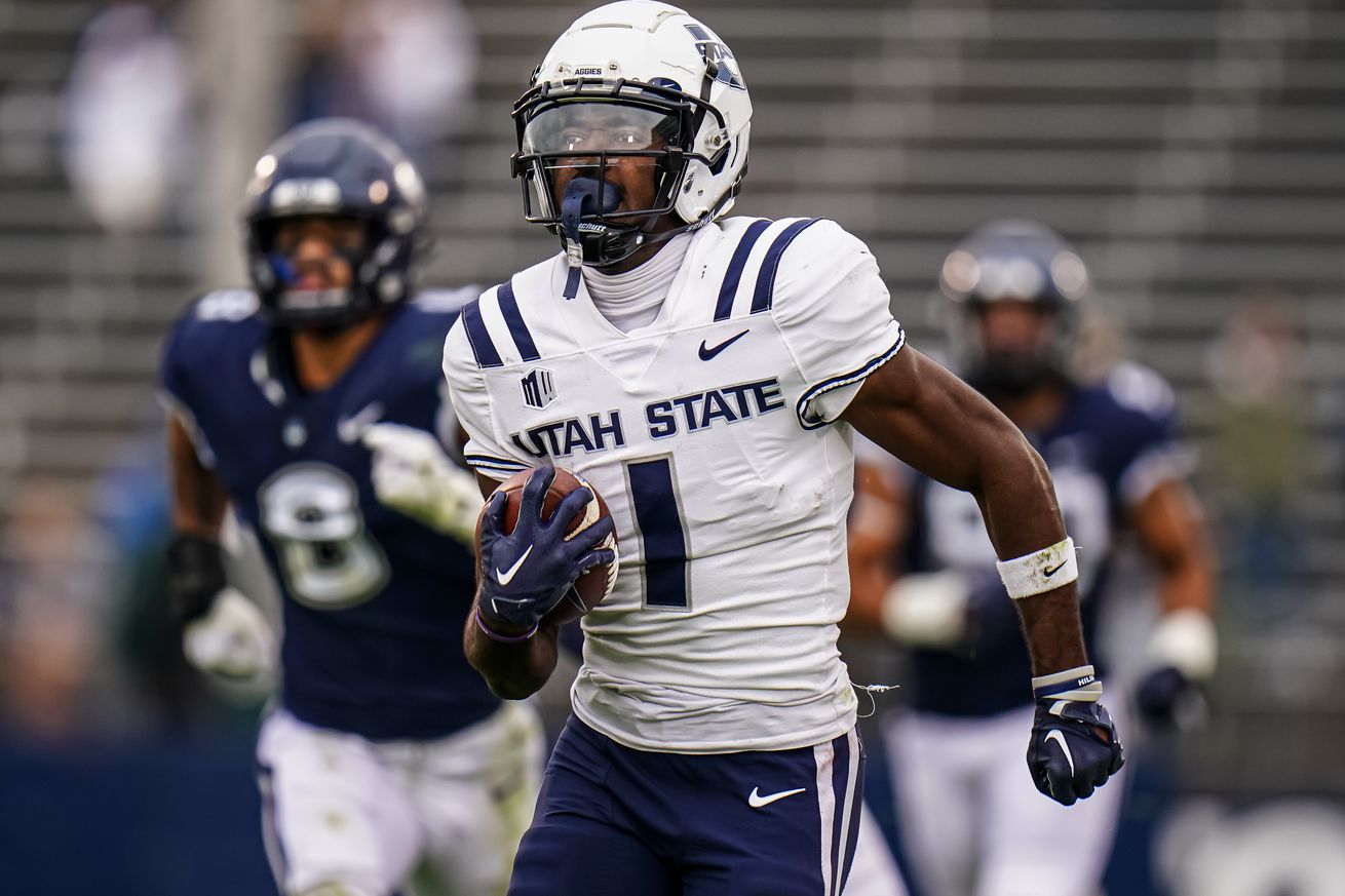 NCAA Football: Utah State at Connecticut