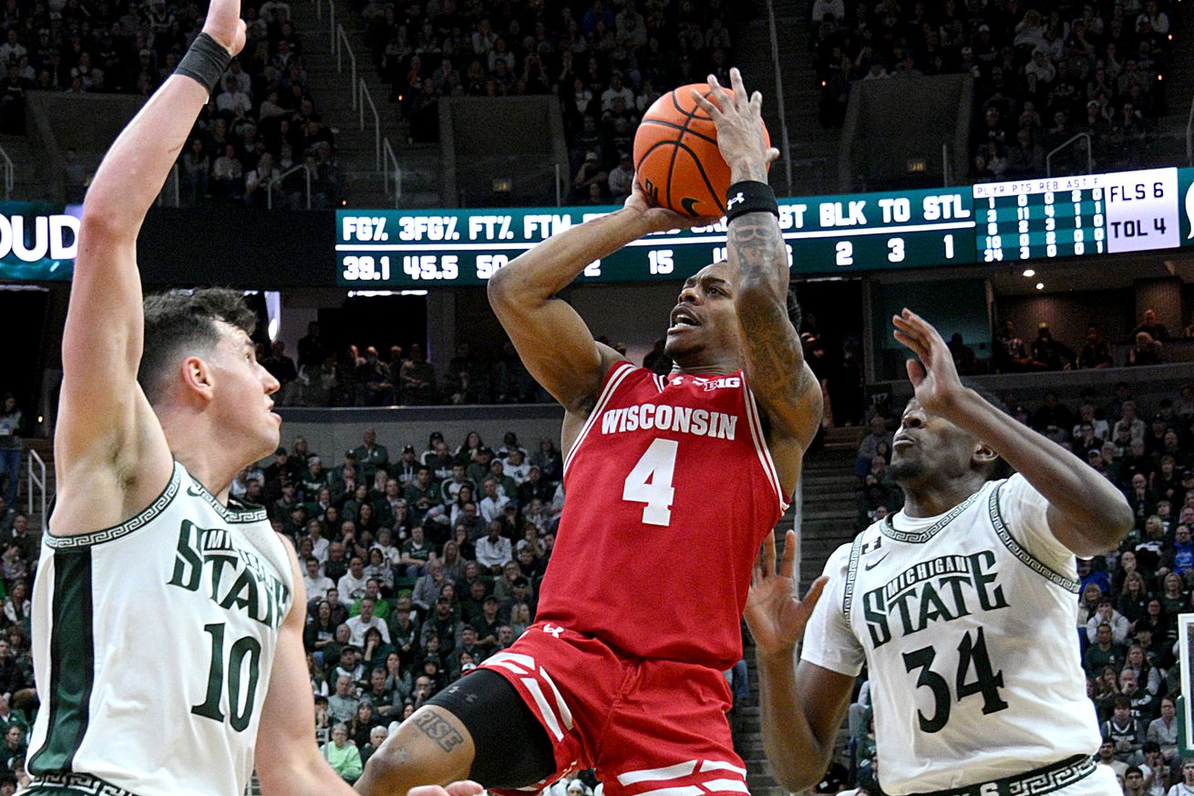 NCAA Basketball: Wisconsin at Michigan State