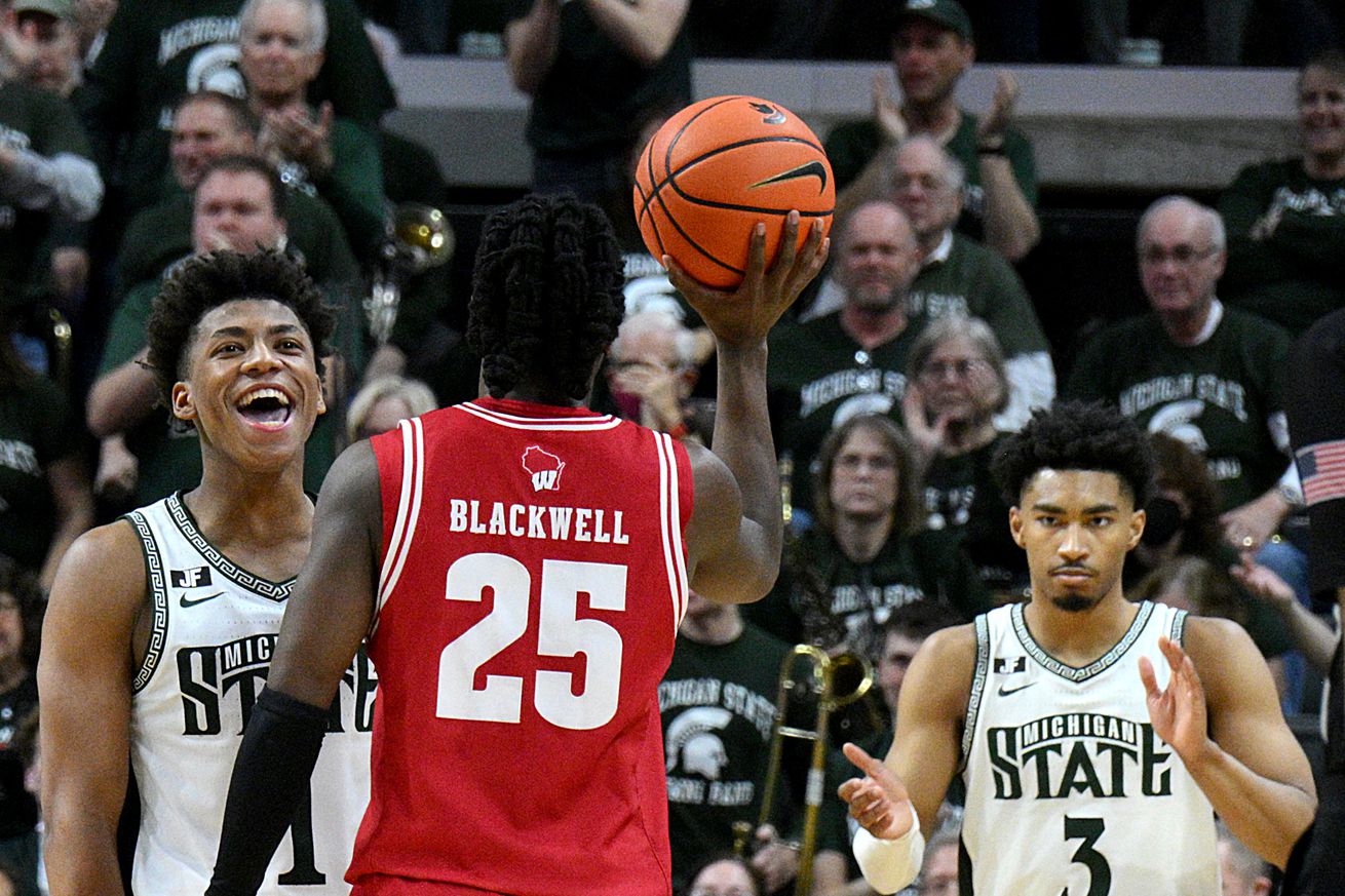 NCAA Basketball: Wisconsin at Michigan State