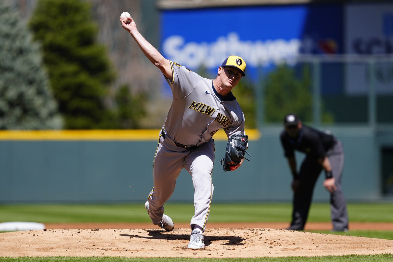 MLB: Milwaukee Brewers at Colorado Rockies